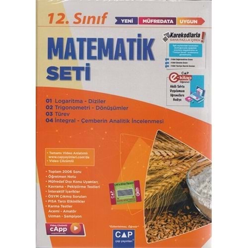 Çap Yayınları 12. Sınıf Matematik Soru Fasikül Set