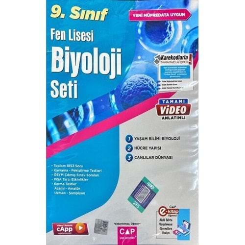 Çap 9. Sınıf Biyoloji Fasikül Seti Fen Lisesi