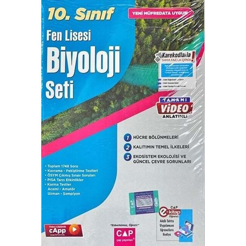 Çap 10. Sınıf Biyoloji Fasikül Seti Fen Lisesi