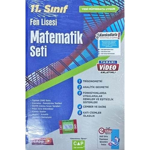 Çap 11. Sınıf Matematik Fasikül Seti Fen Lisesi