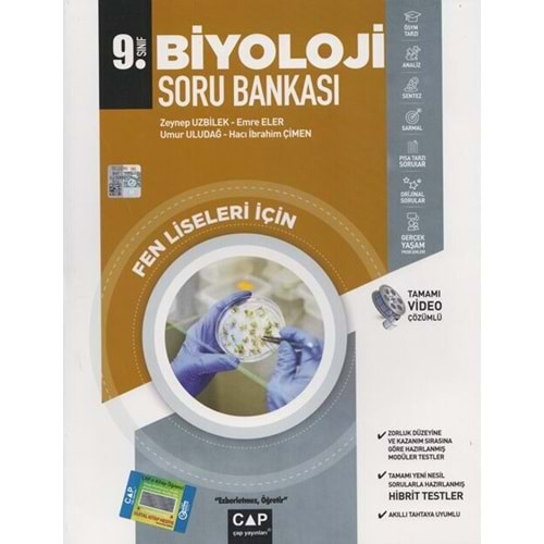 Çap 9, Sınıf Biyoloji Soru Bankası Fen Lisesleri İçin