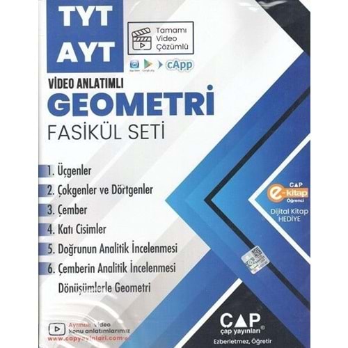 Çap TYT AYT Fasikül Set Geometri