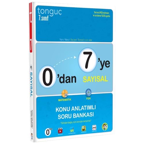 Tonguç 0 dan 7 ya Sayısal Konu anlatımlı Soru Bankası