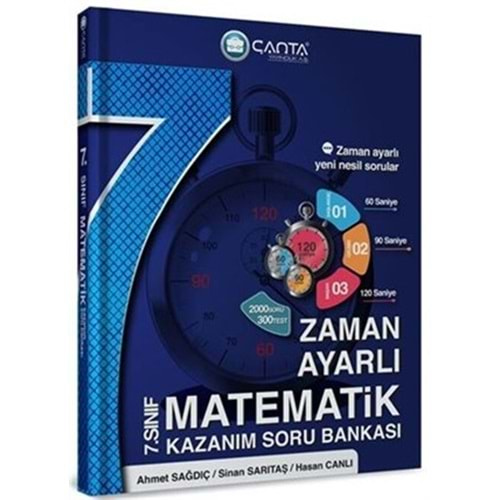 Çanta Zaman Ayarlı 7. Sınıf Matematik Kazanım Soru Bankası 2023