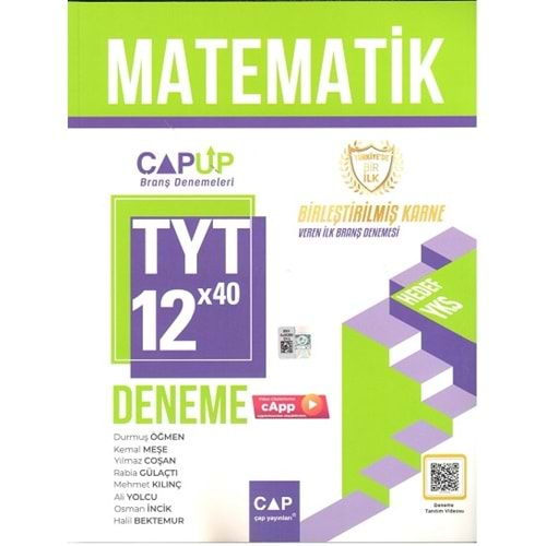 Çap Up Tyt 12x40 Branş Denemesi Matematik