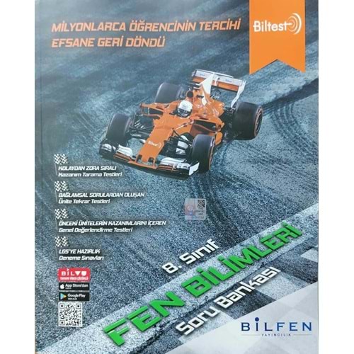 Bilfen Biltest 8. Sınıf LGS Soru Bankası Fen Bilimleri
