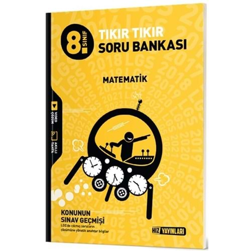 Hız Yayınları 8. Sınıf Matematik Tıkır Tıkır Soru Bankası