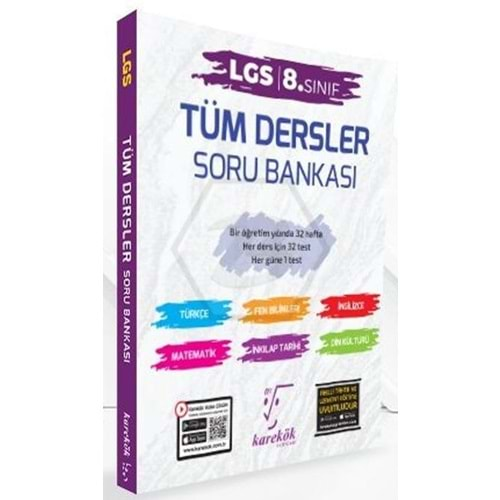 Karekök 8. Sınıf Tüm Dersler Soru Bankası