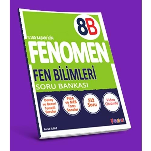 Gama Fenomen 8. Sınıf Fen Bilimleri Soru Bankası B