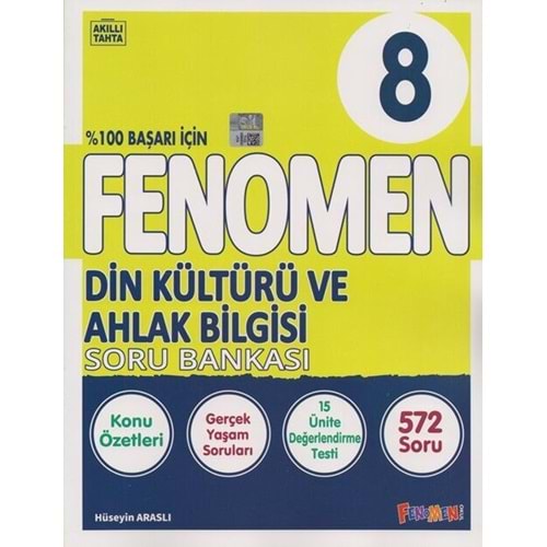 Fenomen Okul Yayınları 8. Sınıf Din Kültürü ve Ahlak Bilgisi Soru Bankası