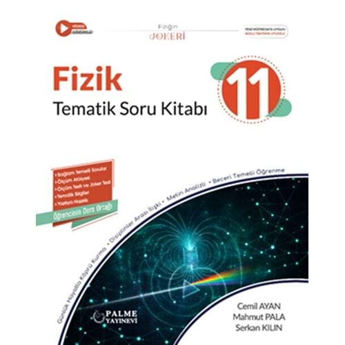 11. SınıfFizik Joker Tematik Soru Kitabı Palme Yayınları