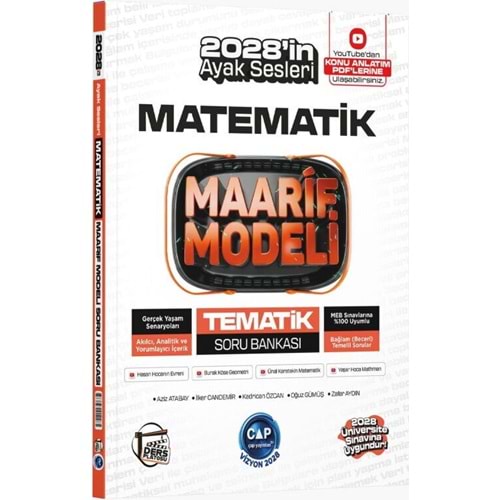 Çap Yayınları Üniversiteye Hazırlık Matematik Ders Platosu Maarif Modeli Tematik Soru Bankası