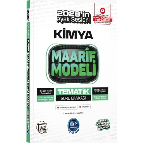 Çap Yayınları Üniversiteye Hazırlık Kimya Ders Platosu Maarif Modeli Tematik Soru Bankası