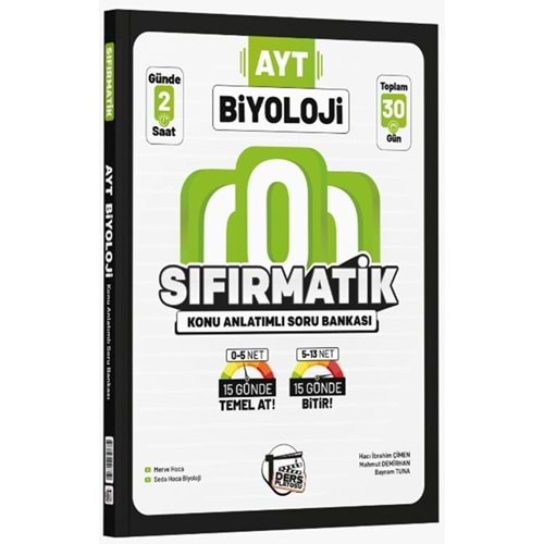 Ders Platosu AYT Biyoloji Sıfırmatik Konu Anlatımlı Soru Bankası