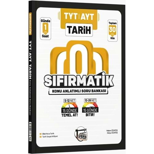 Ders Platosu TYT AYT Tarih Sıfırmatik Konu Anlatımlı Soru Bankası