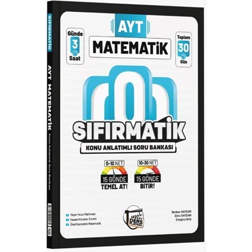 Ders Platosu AYT Matematik Sıfırmatik Konu Anlatımlı Soru Bankası