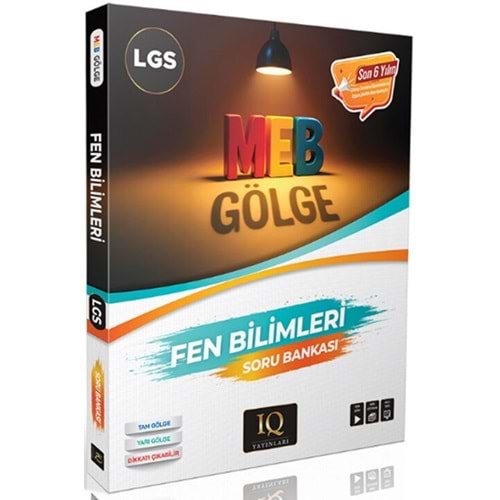IQ Yayınları 8. Sınıf Gölge Fen Bilimleri Soru Bankası