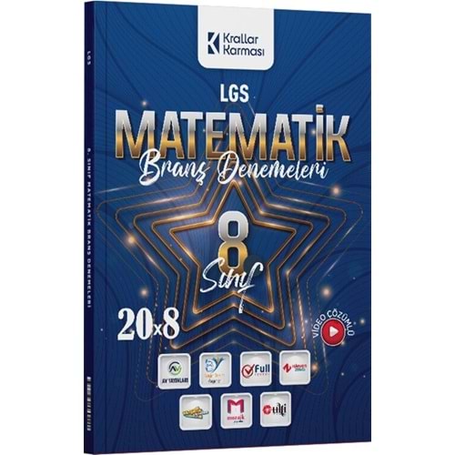 Krallar Karması 8. Sınıf LGS Matematik 20 x 8 Branş Denemeleri