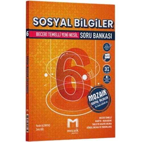 Mozaik Yayınları 6. Sınıf Sosyal Bilgiler Soru Bankası