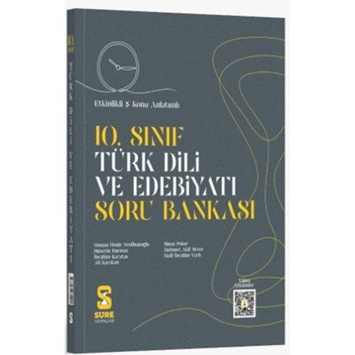 Süre Yayınları 10. Sınıf Türk Dili ve Edebiyatı Soru Bankası