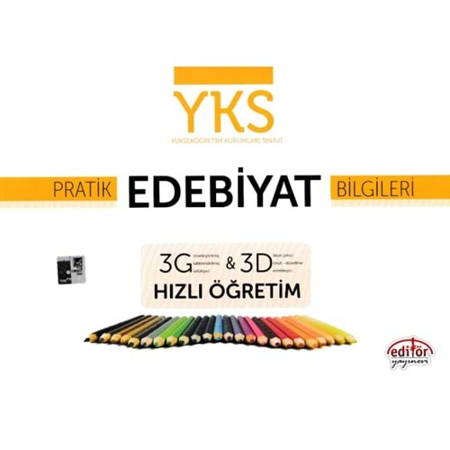 EDİTÖR YKS EDEBİYAT 3G 3D PRATİK BİLGİLER 2019