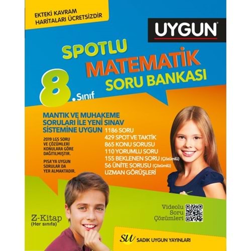 Uygun Spotlu 8. Sınıf Matematik Soru Bankası