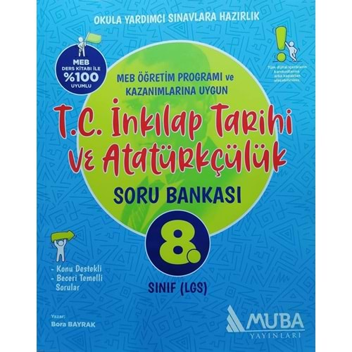 Muba 8. Sınıf T.C İnkılap Tarihi ve Atatürkçülük Soru Bankası