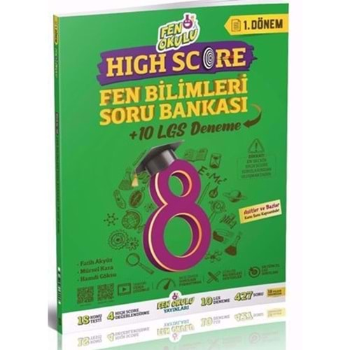 Fen Okulu High Score 8. Sınıf fen Bilimleri 1. Dönem Soru Bankası