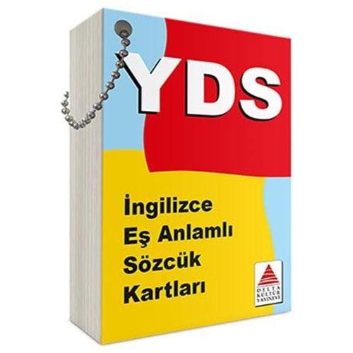 Delta YDS İngilizce Eşanlamlı Sözcük Kartları