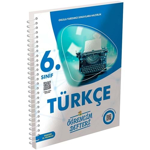 3301 6.Sınıf Türkçe Öğrencim Defteri