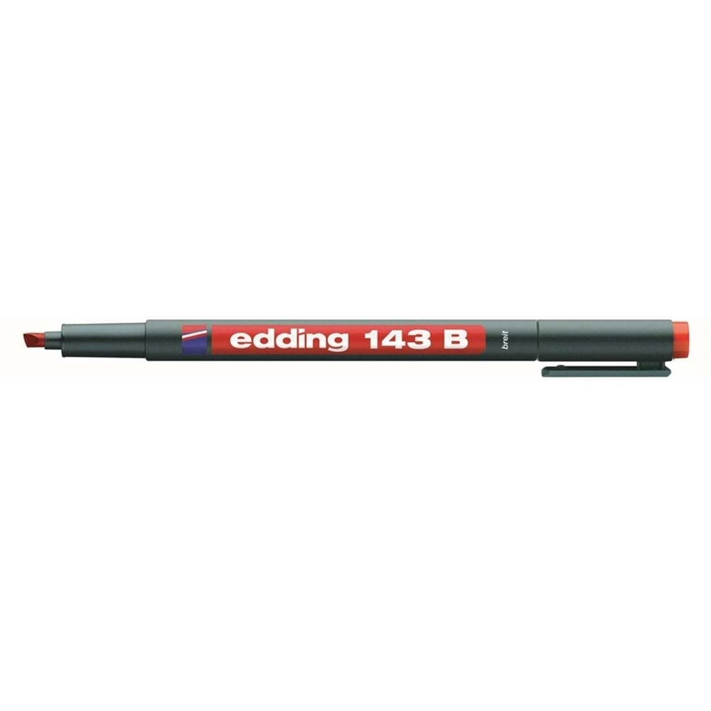Edding Asetat Kalemi Silgili 143 B Kırmızı
