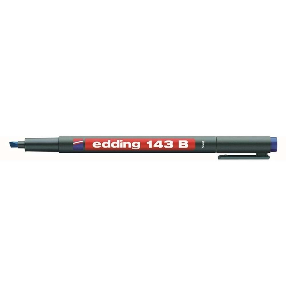 Edding Asetat Kalemi Silgili 143 B Mavi