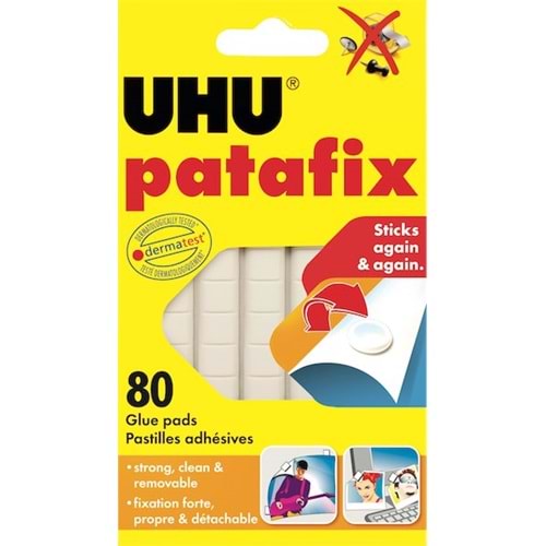 Uhu Patafix Beyaz Hamur Yaıştırıcı 80 Parçalı