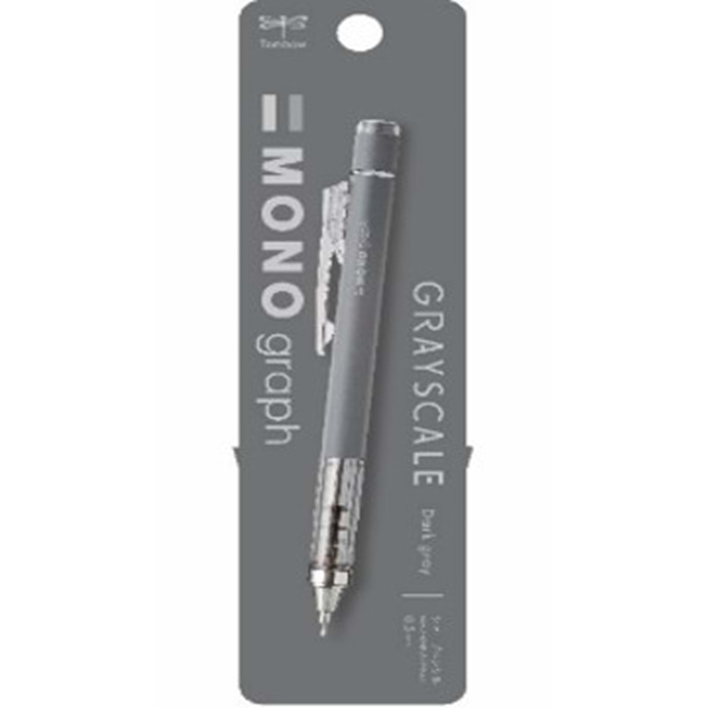 Tombow Pencil MONO Graph Mechanical Pencil 0.5mm GRAYSCALE Series [DPA-146D] - Dark Gray