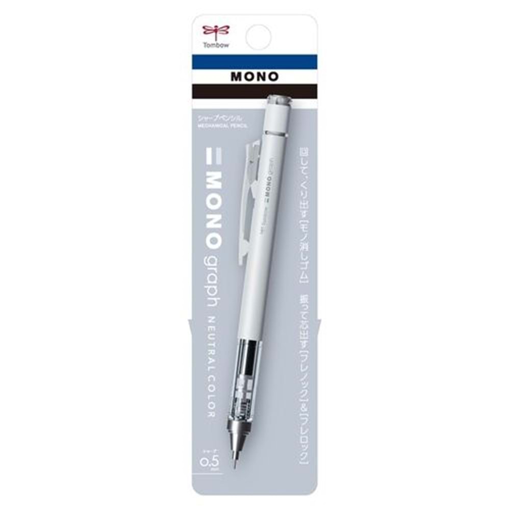 Tombow Monograph 0,5 Mekanik Kurşun Kalem Versatil pastel Gri