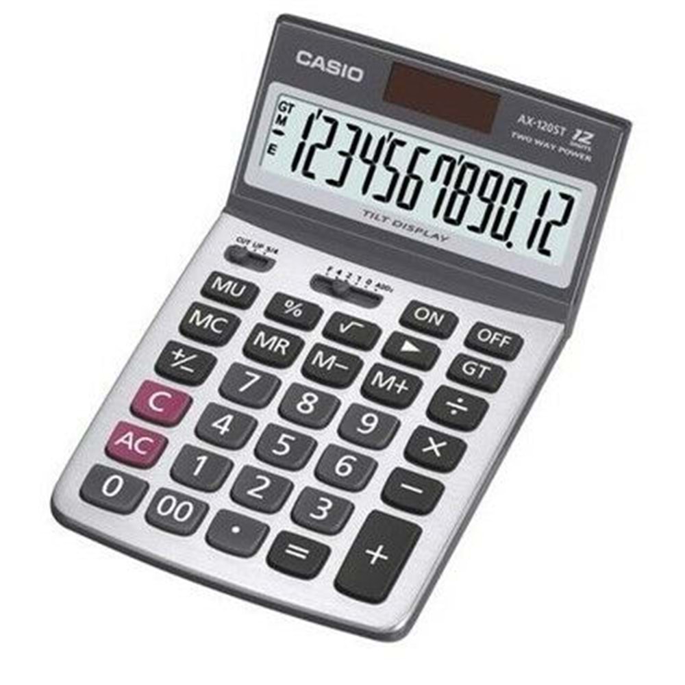 Casio AX-120ST 12 Haneli Hesap Makinesi