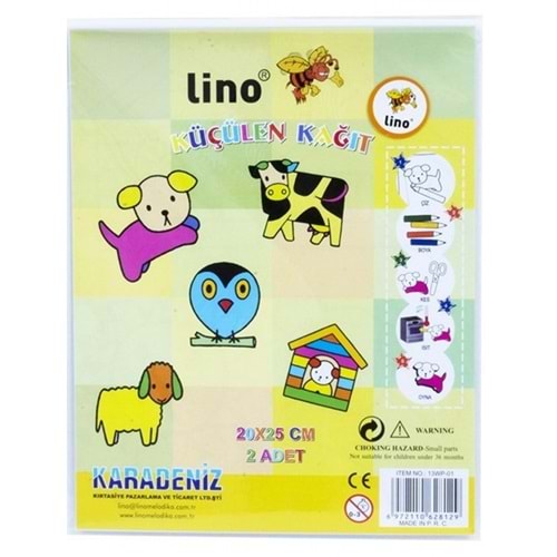 Lıno 20*25cm Küçülen Mat Kağıt 2 Li