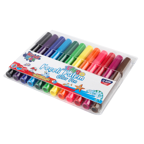 KRAF KIDS KEÇELİ KALEM JUMBO 12 Lİ 275