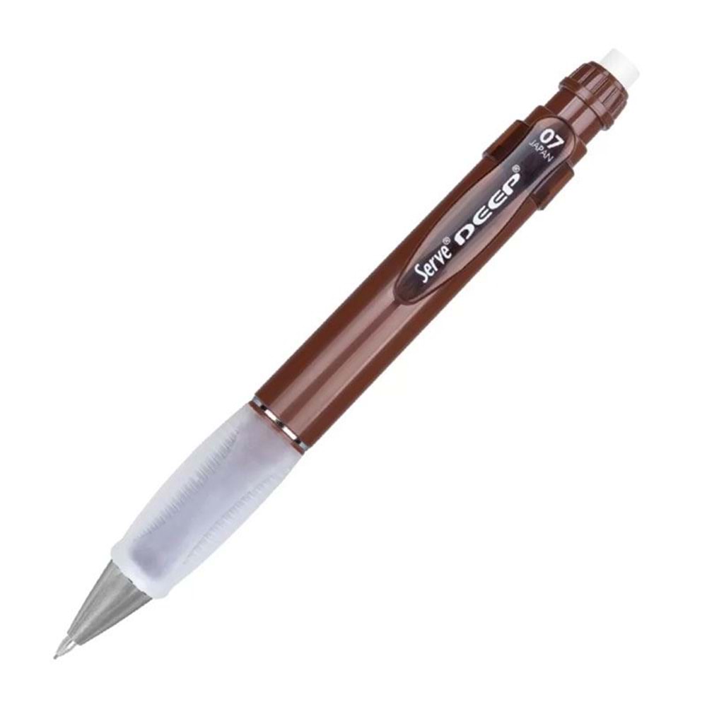 Serve Deep Mekanik Kurşun Kalem 0.7mm Kahverengi