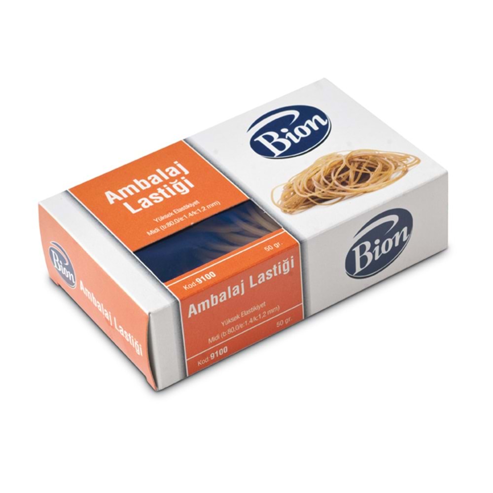 Bion Midi Kauçuk Ambalaj Lastiği 50 Gr Kutu
