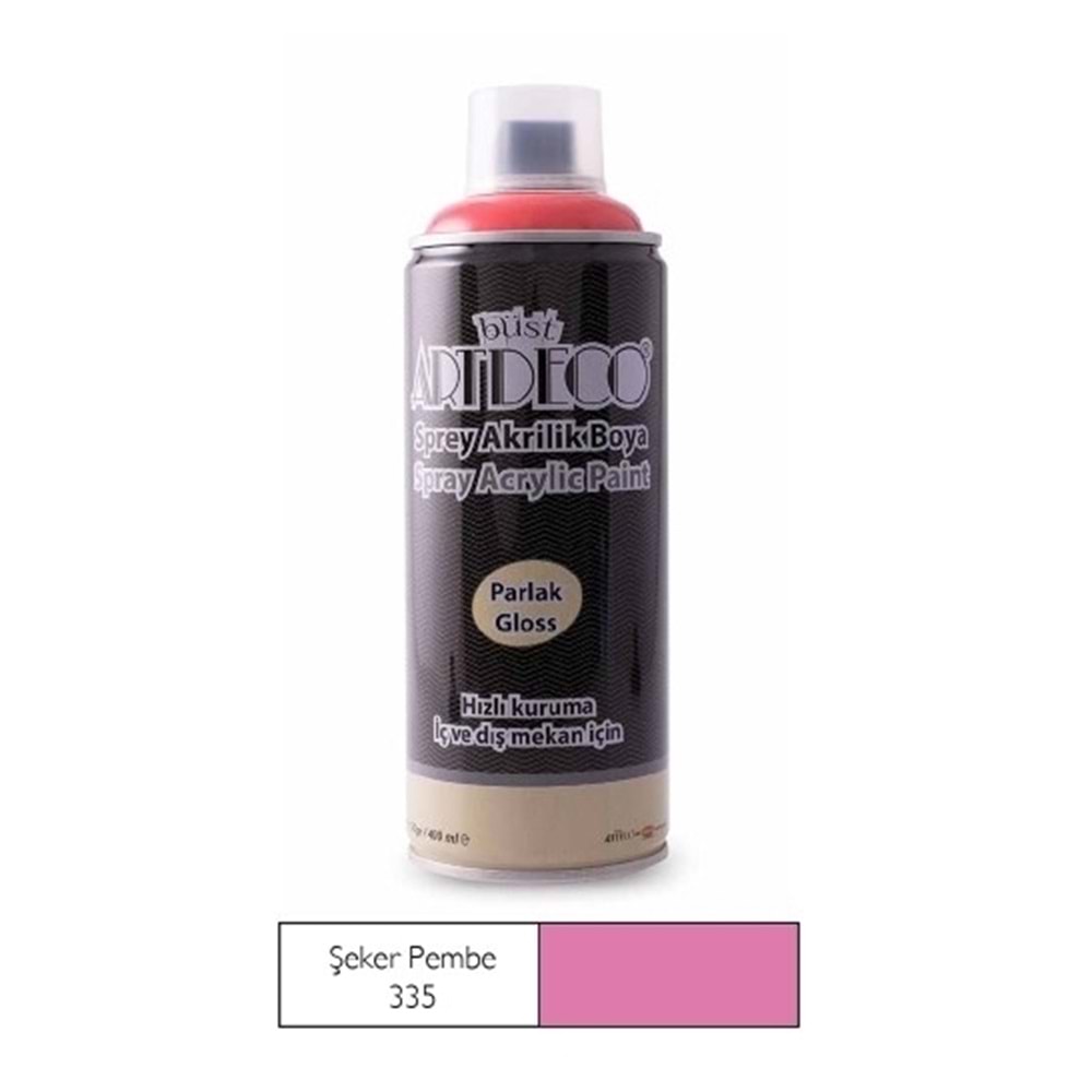 Artdeco Akrilik Sprey Boya 400 ml 335 pembe