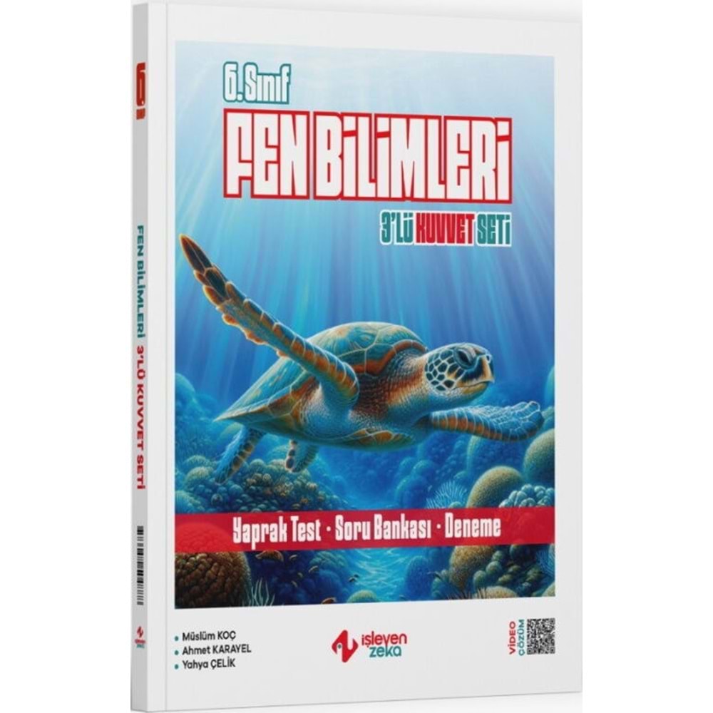 İşleyen Zeka 6. Sınıf Fen Bilimleri 3 lü Kuvvet Serisi Seti