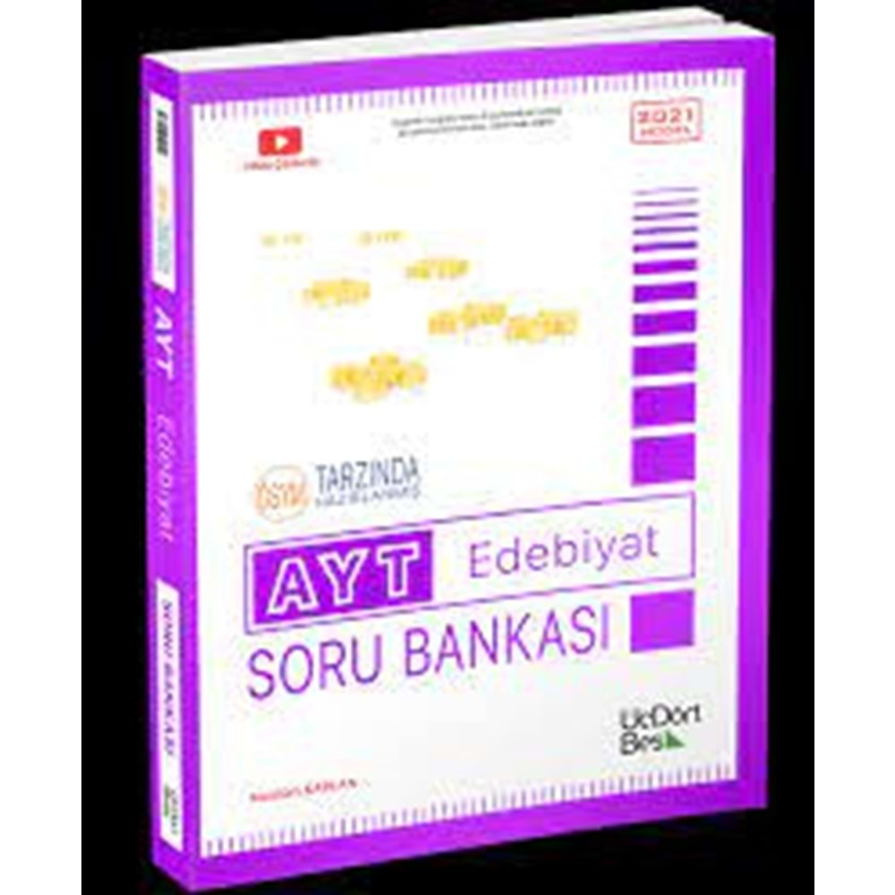 ÜçDörtBeş AYT Edebiyat Soru Bankası 2022