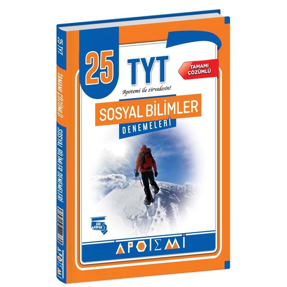 Apotemi Yayınları TYT Sosyal Bilimler 25 li Deneme