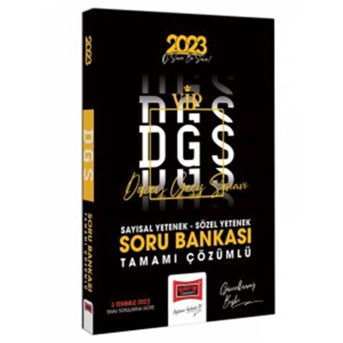 2023 DGS Sayısal-Sözel Yetenek Tamamı Çözümlü Soru Bankası