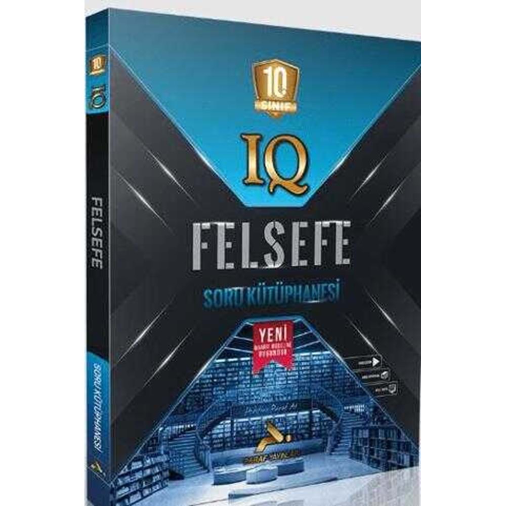 Prf Paraf 10. Sınıf IQ Felsefe Soru Kütüphanesi