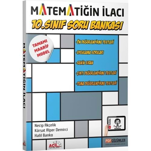 Acil Matematiğin İlacı 10. Sınıf Matematik Soru Bankası 2024