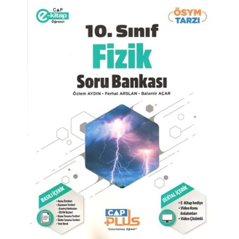 Çap Plus 10. Sınıf Fizik Soru Bankası