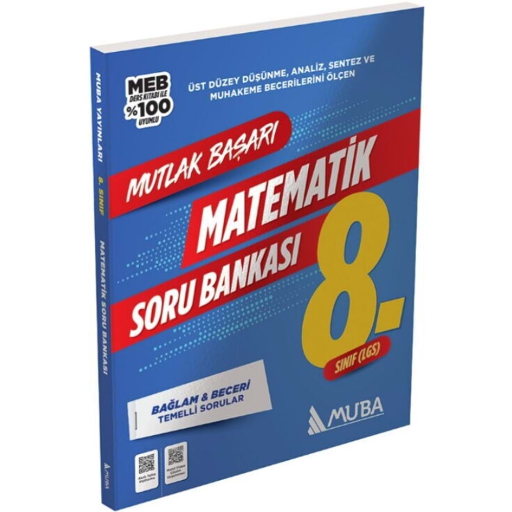Muba Yayınları 8. Sınıf Matematik Mutlak Başarı Soru Bankası