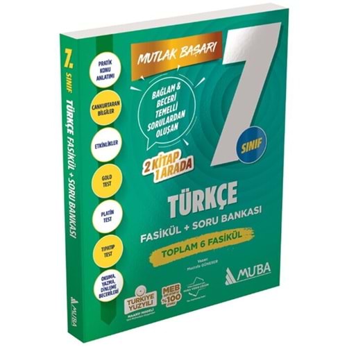 Muba Yayınları 7. Sınıf Türkçe Fasikül Soru Bankası